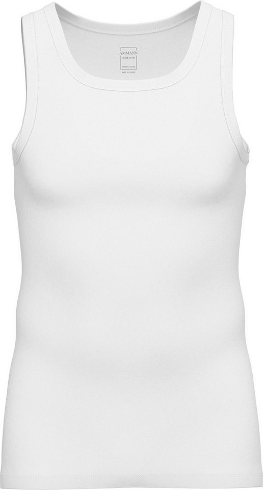 Ammann Unterhemd Bio Herren-Unterhemd Single-Jersey Uni von Ammann