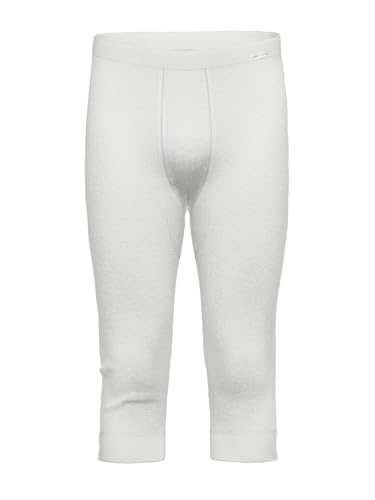 Ammann Unterhose 3/4 Lang mit Eingriff Day Classic/Doppelripp Exquisit 433422 Gr. 8 in Weiss von Ammann