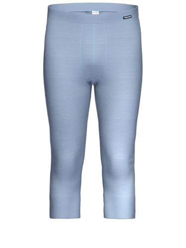 Ammann Unterhose 3/4 Lang mit Eingriff Day Classic/Jeans Feinripp 170879 Gr. XXL in hellblau von Ammann