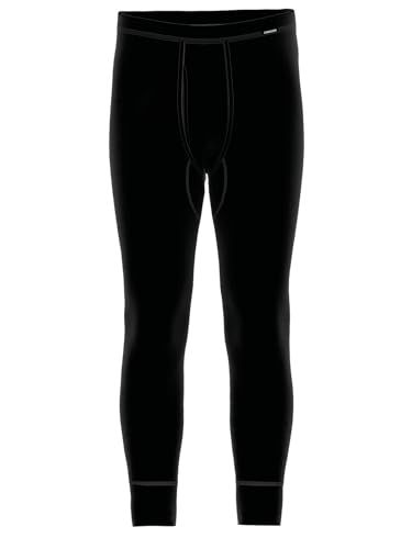 Ammann Unterhose lang mit Eingriff Day Classic/Feinripp 80880 Gr. 5 in schwarz von Ammann