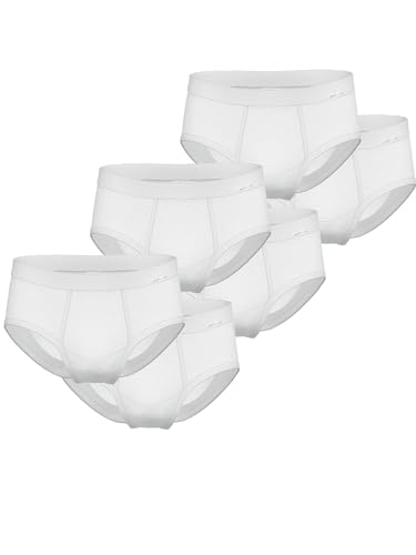 Herren GOTS Slip mit Eingriff Doppelpack weiﾟ 6 von Ammann