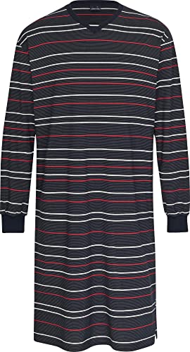Herren Nachthemd langarm Blau 56 von Ammann