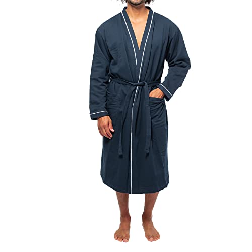Herren Org Iowa Morgenmantel Dunkelblau 56 von Ammann