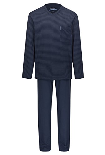 Herren Schlafanzug Extra Light Cotton Blau 58 +5,00EUR von Ammann