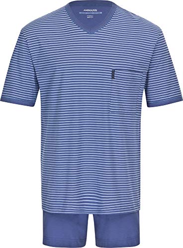 Herren Schlafanzug kurz Extra Light Cotton polo 52 von Ammann