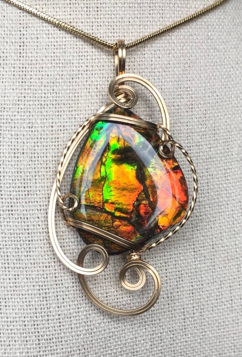 Ammolit Anhänger - Glasmalerei Ammolit Anhänger - Glasmalerei von AmmoliteRainbows