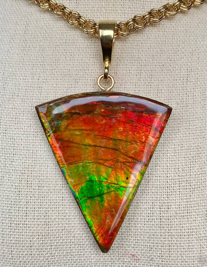 Ammolit Anhänger - Pizza Jeder? Bitte Lesen Sie Die Beschreibung von AmmoliteRainbows