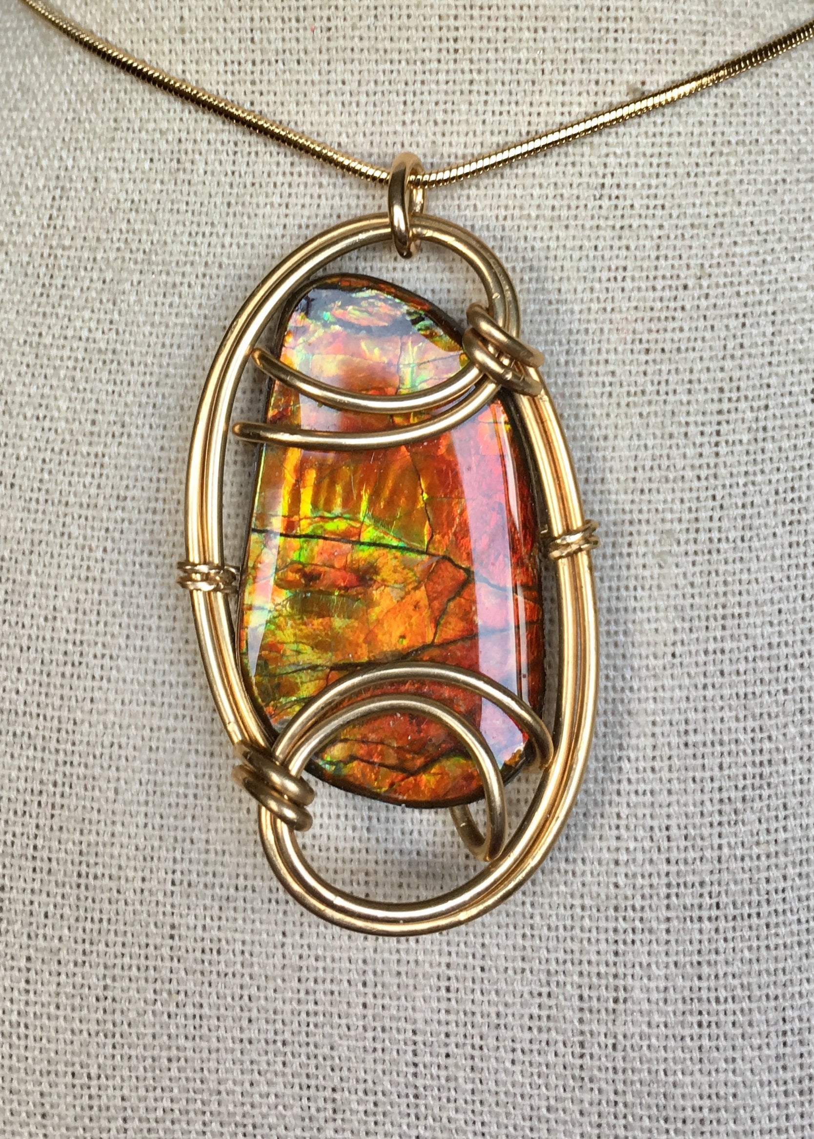 Ammolit Anhänger von AmmoliteRainbows