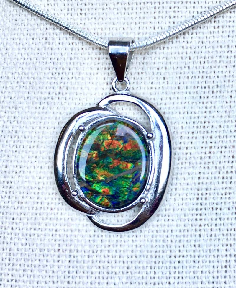 Ammolit Anhänger Ammolit Anhänger von AmmoliteRainbows