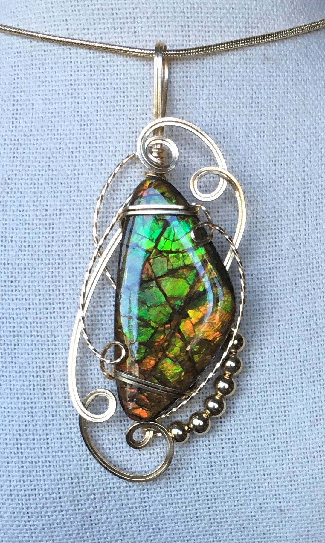 Ammolit Anhänger Ammolit Anhänger von AmmoliteRainbows