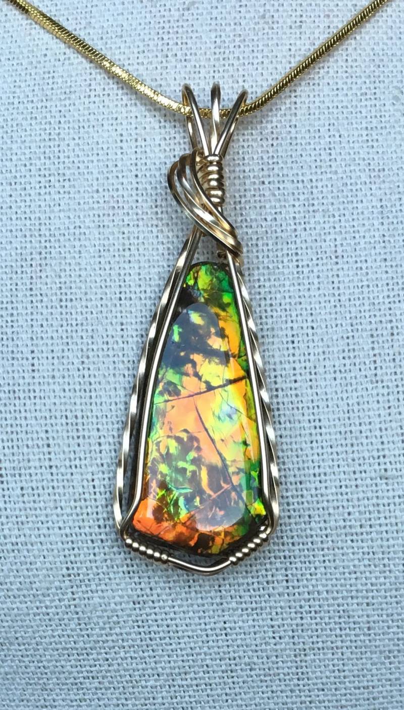 Ammolit Anhänger Ammolit Anhänger von AmmoliteRainbows