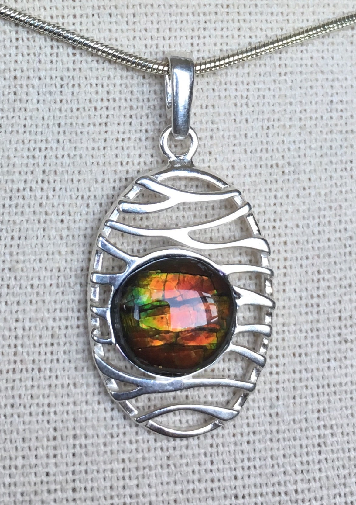 Ammolit Anhänger von AmmoliteRainbows