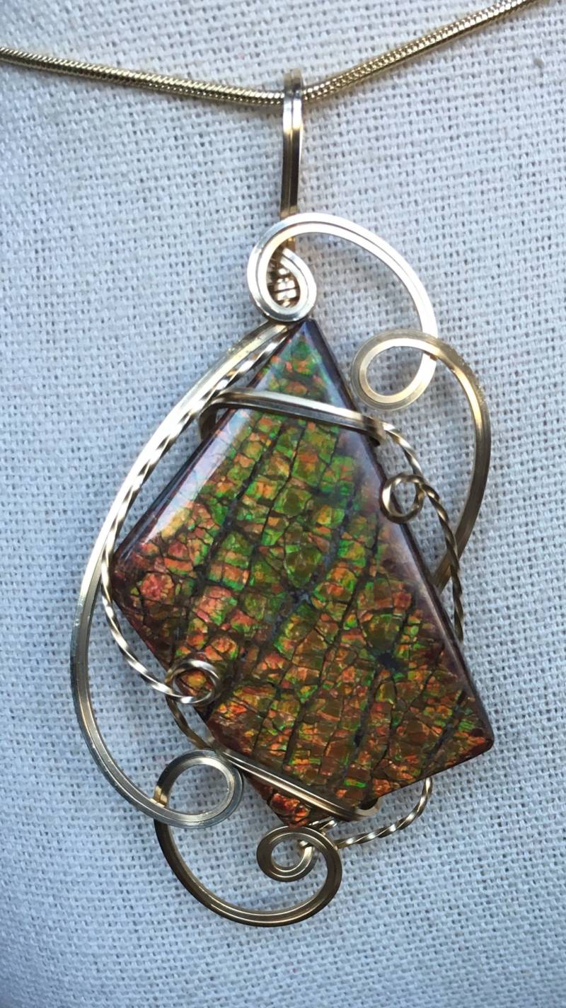 Ammolit Anhänger Ammolit Anhänger von AmmoliteRainbows