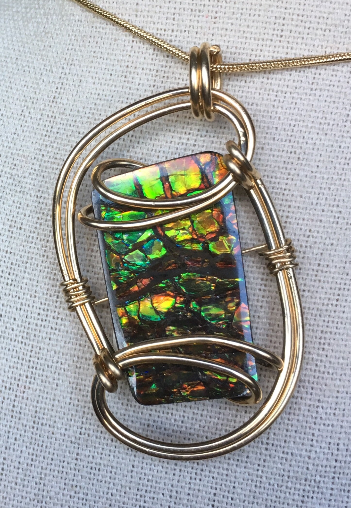 Ammolit Anhänger von AmmoliteRainbows