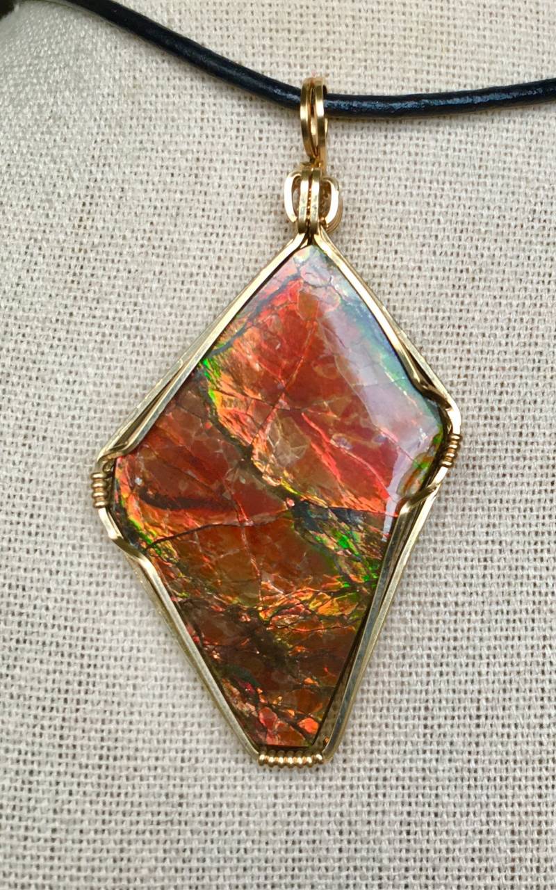 Ammolit Anhänger Ammolit Anhänger von AmmoliteRainbows