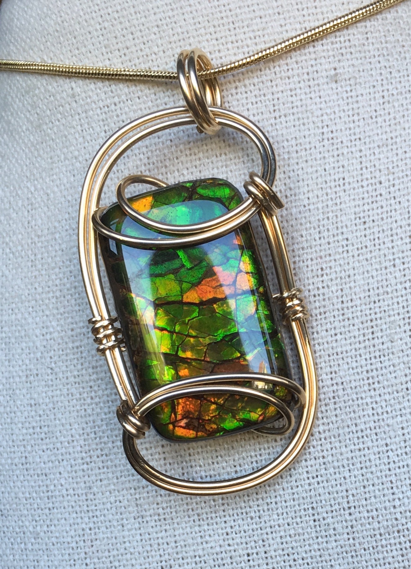 Ammolit Anhänger von AmmoliteRainbows