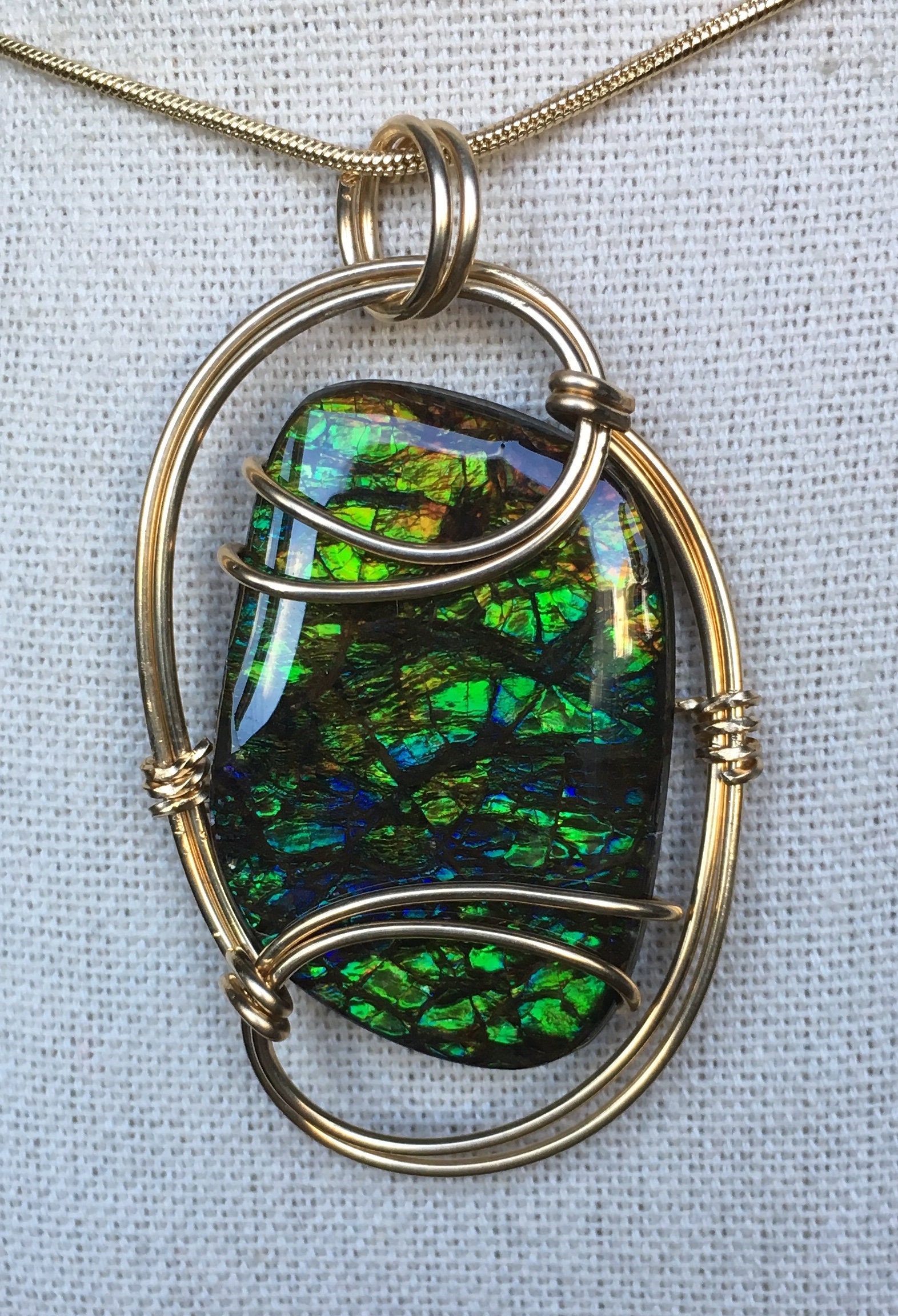 Ammolit Anhänger von AmmoliteRainbows