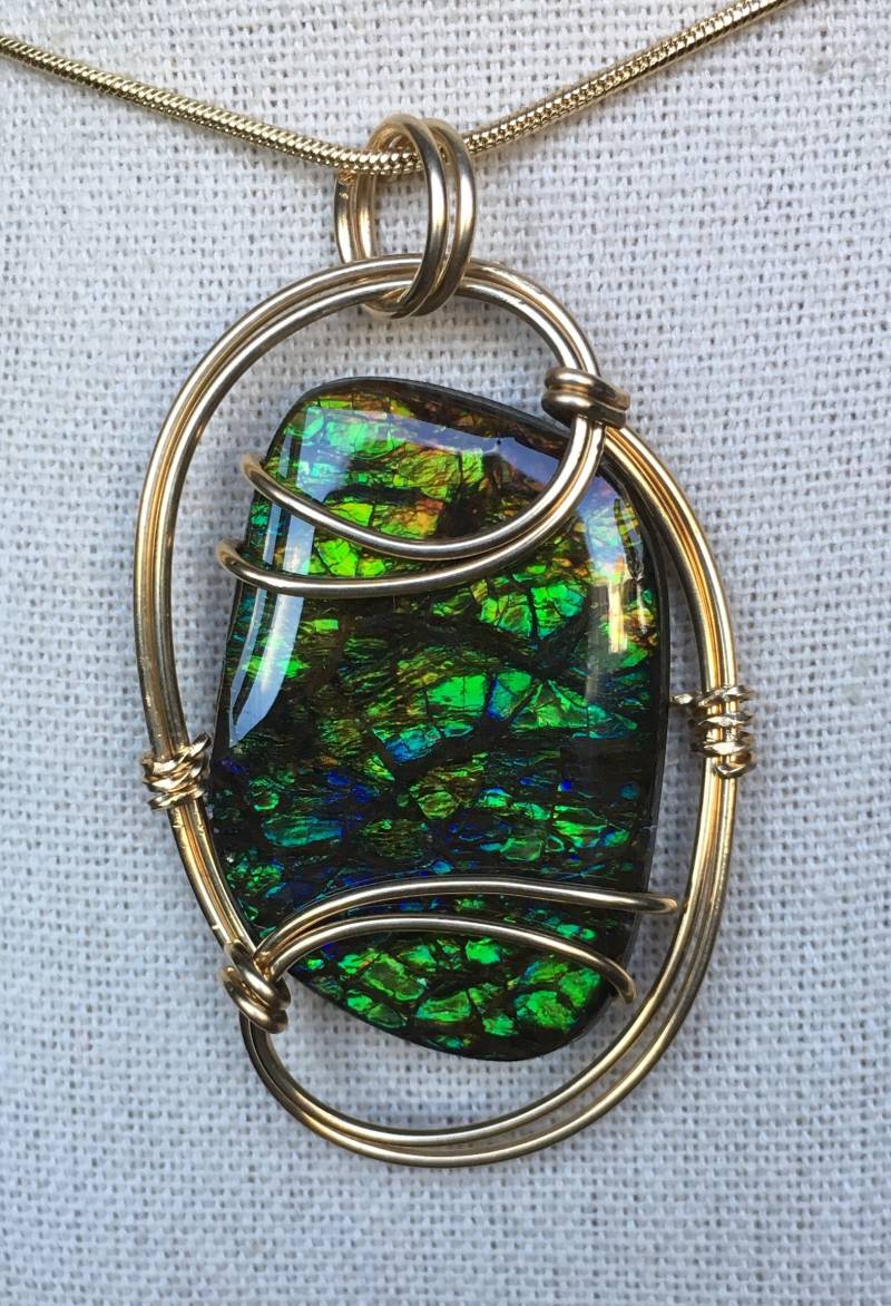 Ammolit Anhänger Ammolit Anhänger von AmmoliteRainbows