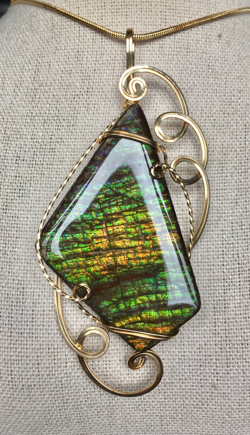 Ammolit Anhänger Ammolit Anhänger von AmmoliteRainbows