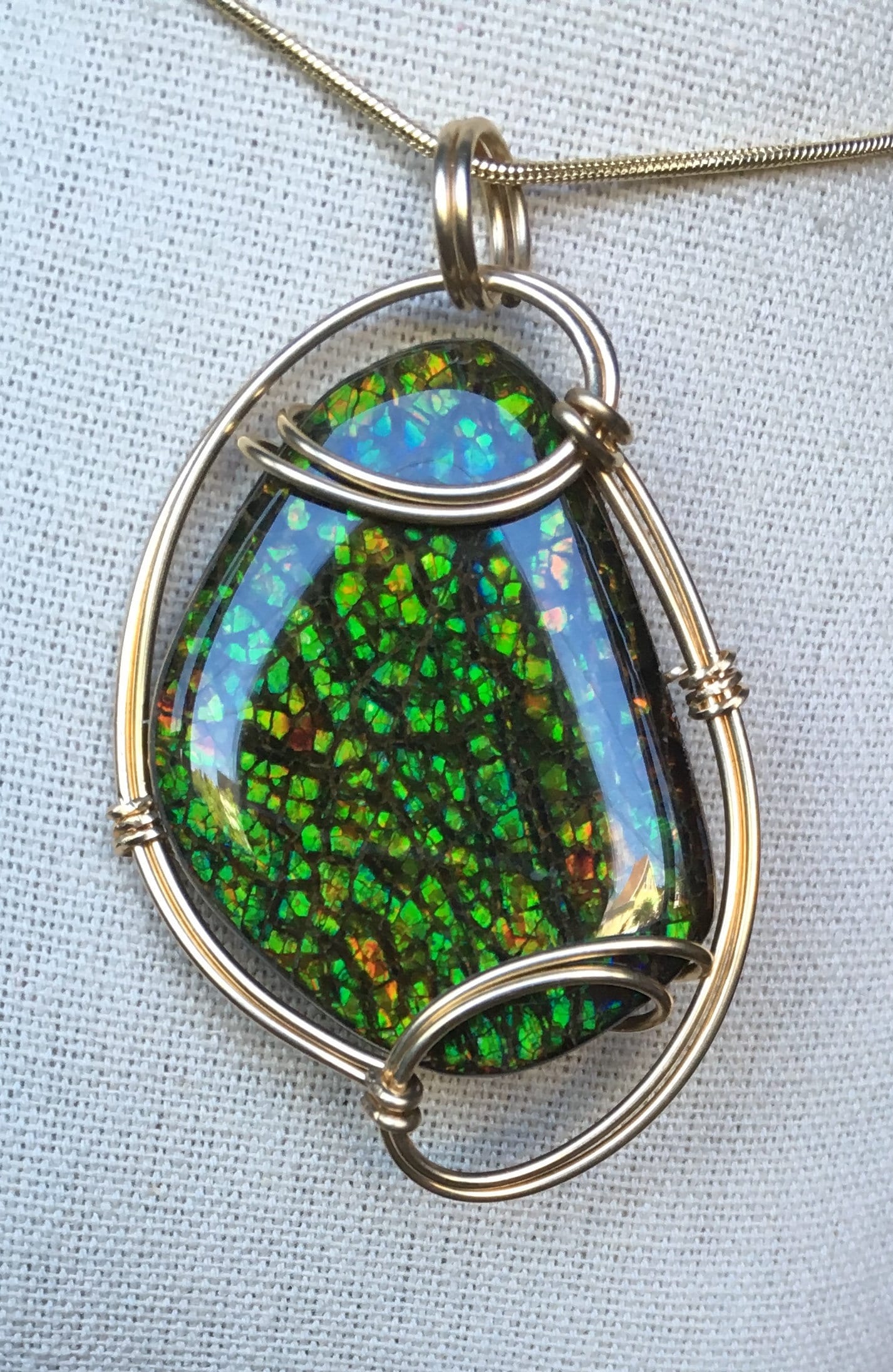 Ammolit Anhänger Ammolit Anhänger von AmmoliteRainbows