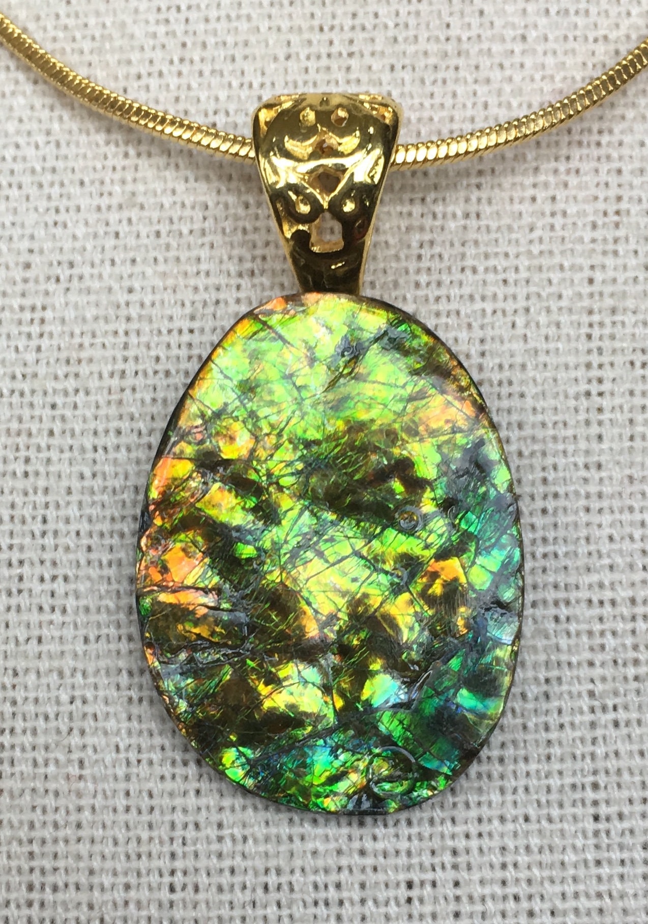 Ammolit Anhänger von AmmoliteRainbows