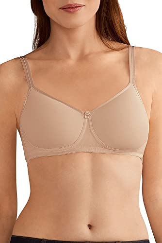 Amoena Damen BH Mara, geformter Schaumstoff, ohne Draht - Braun - 80C von Amoena