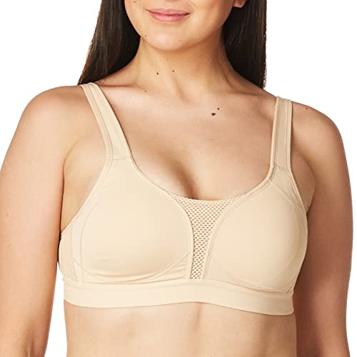 Amoena Damen Performance Light Support Mastektomie Sport-BH - Braun - 85A von Amoena