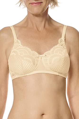 amoena Karolina Soft-BH | Größe: 80B | Farbe: Sand | Feines Material | Streifenoptik | Taschen aus atmungsaktivem Mikrofasermaterial | Vorne Netzmaterial | Verstellbare Träger amoena Karolina Soft-BH | Größe: 80B | Farbe: Sand | Feines Material | Streifenoptik | Taschen aus atmungsaktivem Mikrofasermaterial | Vorne Netzmaterial | Verstellbare Träger von Amoena