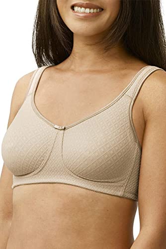 amoena Mira Prothesen Soft-BH | Größe: 95A | Farbe: Taupe | Aus atmungsaktiven und temperaturausgleichenden Mikrofasermaterial | Gemoldete Cups | Breite gepolsterte Vorderträger | Verstellbar von Amoena