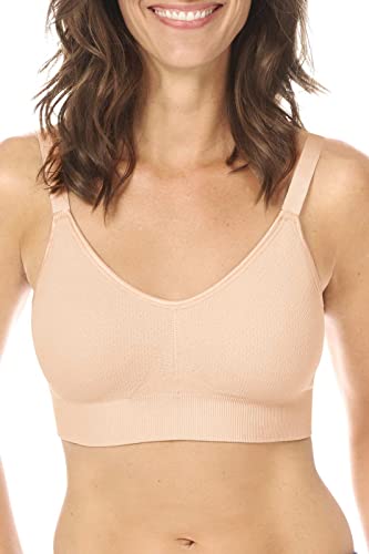 amoena Prothesen Soft-BH Eliza mit leichten Soft-Schalen und verstellbaren Trägern | Größe: M | Farbe: Rose Nude | Nathlose Verarbeitung von Amoena
