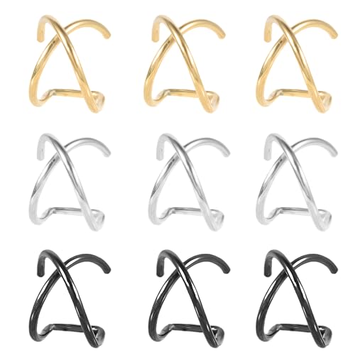 Amoina Fake Nasenring Nasenmanschetten Gold Faux Septum Nasenringe Clip auf Nasenschmuck für Frauen nicht durchbohrter Schmuck Amoina Fake Nasenring Nasenmanschetten Gold Faux Septum Nasenringe Clip auf Nasenschmuck für Frauen nicht durchbohrter Schmuck von Amoina