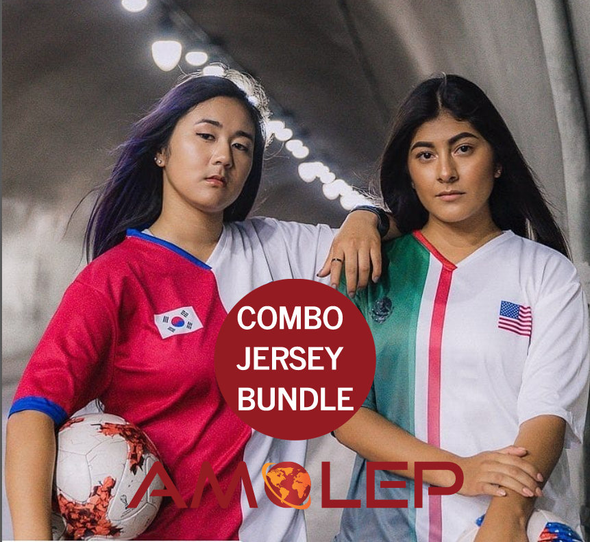 Bundle 2 Womens Half & Customisable Amolep Multinational Football /Soccer Jerseys Bundle 2 Womens Half & Customisable Amolep Multinational Football /Soccer Jerseys von Amolep