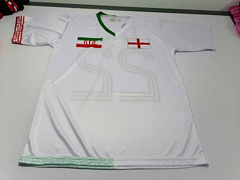 Half Iran & England Amolep Multinational Binational Football /Soccer Jersey von Amolep