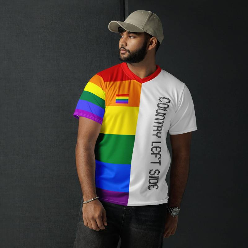 Half Rainbow & Any Other Country Amolep Multinational Football /Soccer Jersey von Amolep