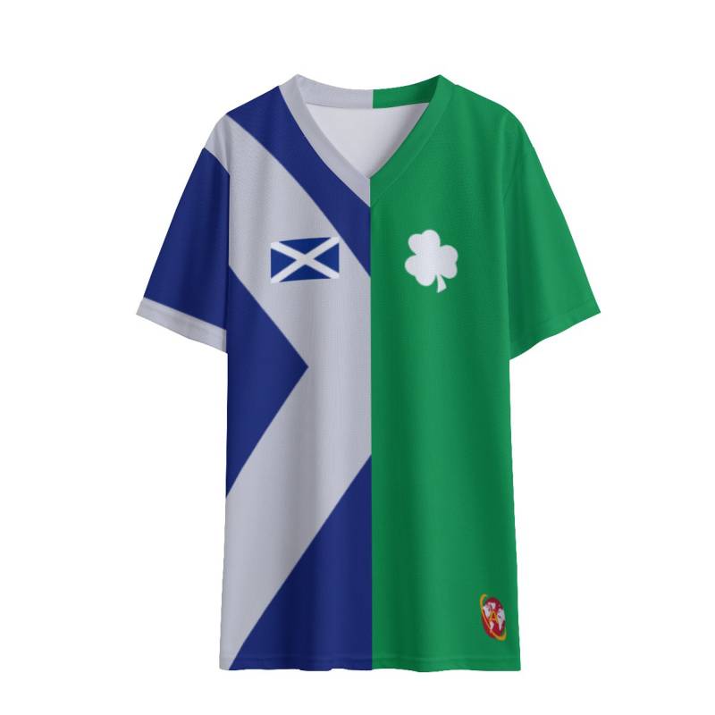 Half Scotland & Ireland Amolep Multinational Football /Soccer Jersey von Amolep