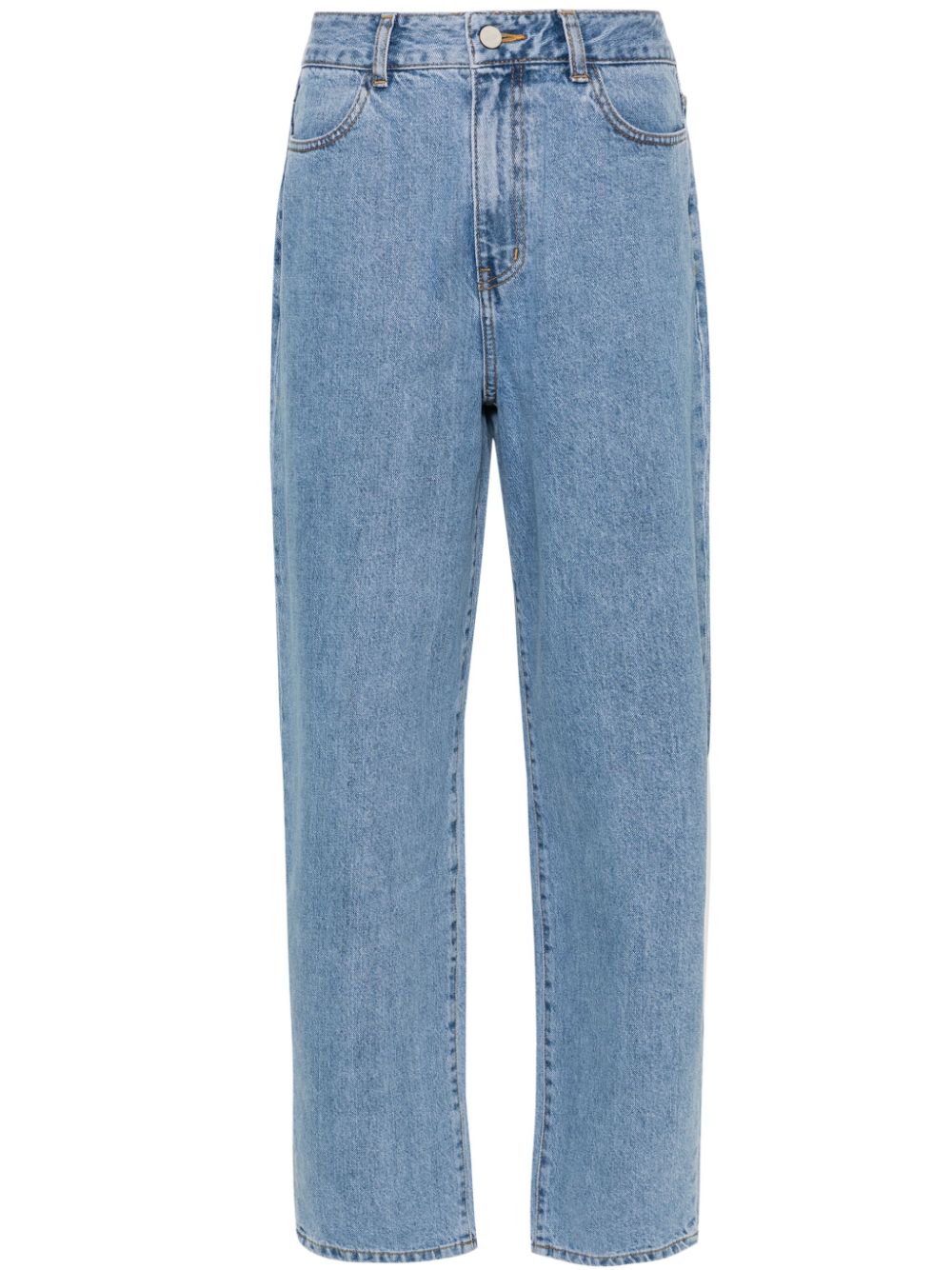 Amomento Gerade Jeans mit hohem Bund - Blau von Amomento