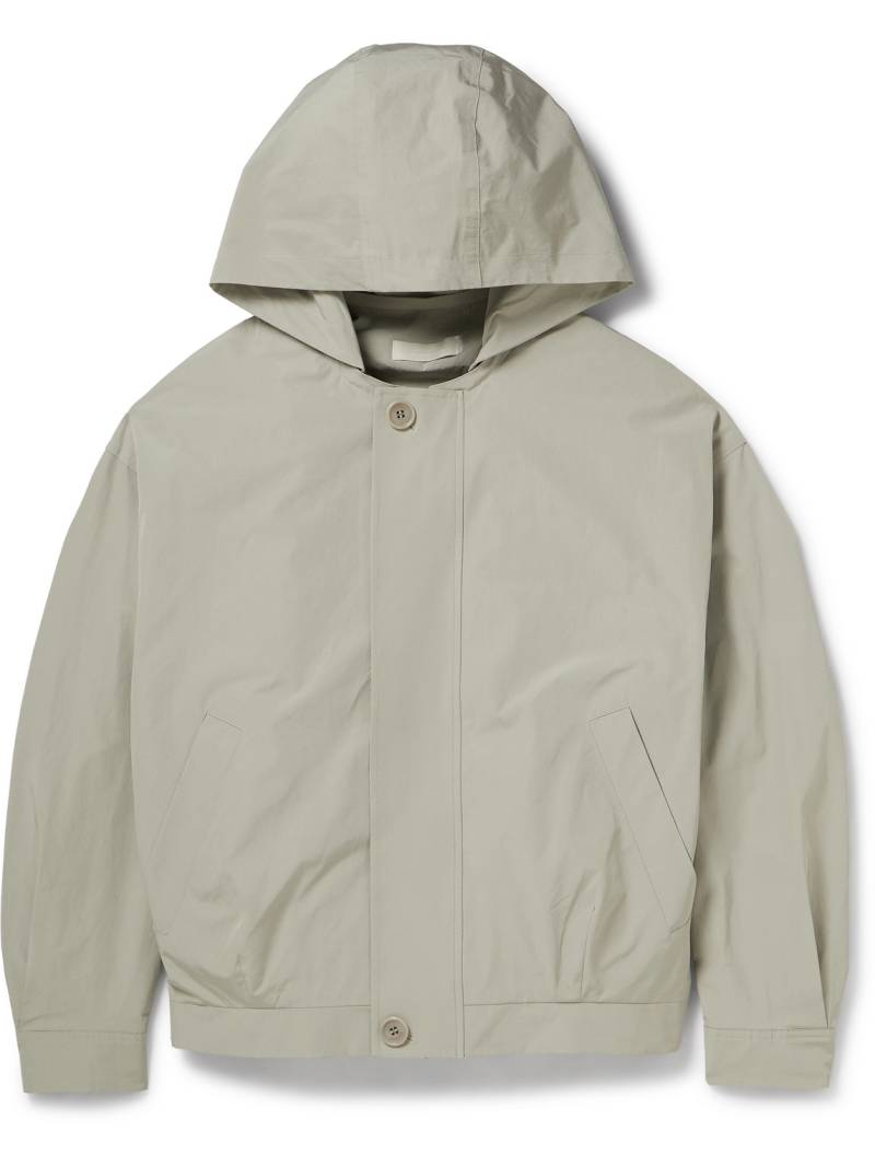 Amomento - Hooded Shell Jacket - Men - Gray - M von Amomento