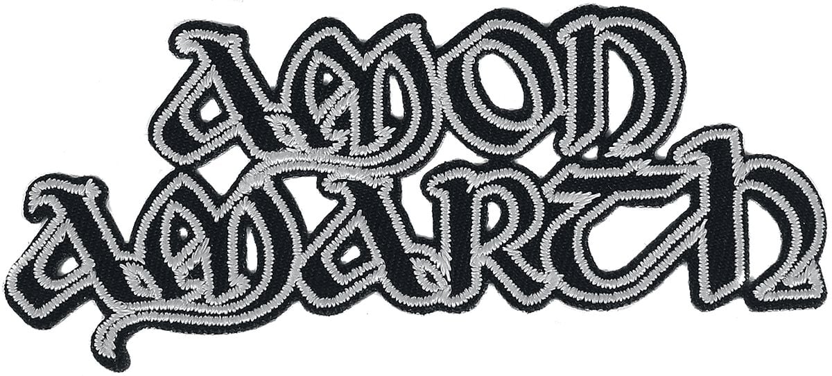 Amon Amarth Cut-Out Logo Patch schwarz von Amon Amarth