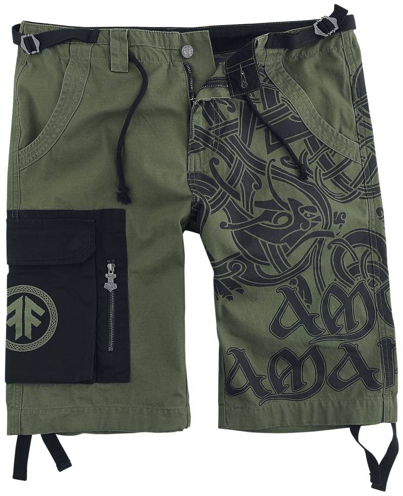 Amon Amarth EMP Signature Collection Short oliv schwarz in XL von Amon Amarth