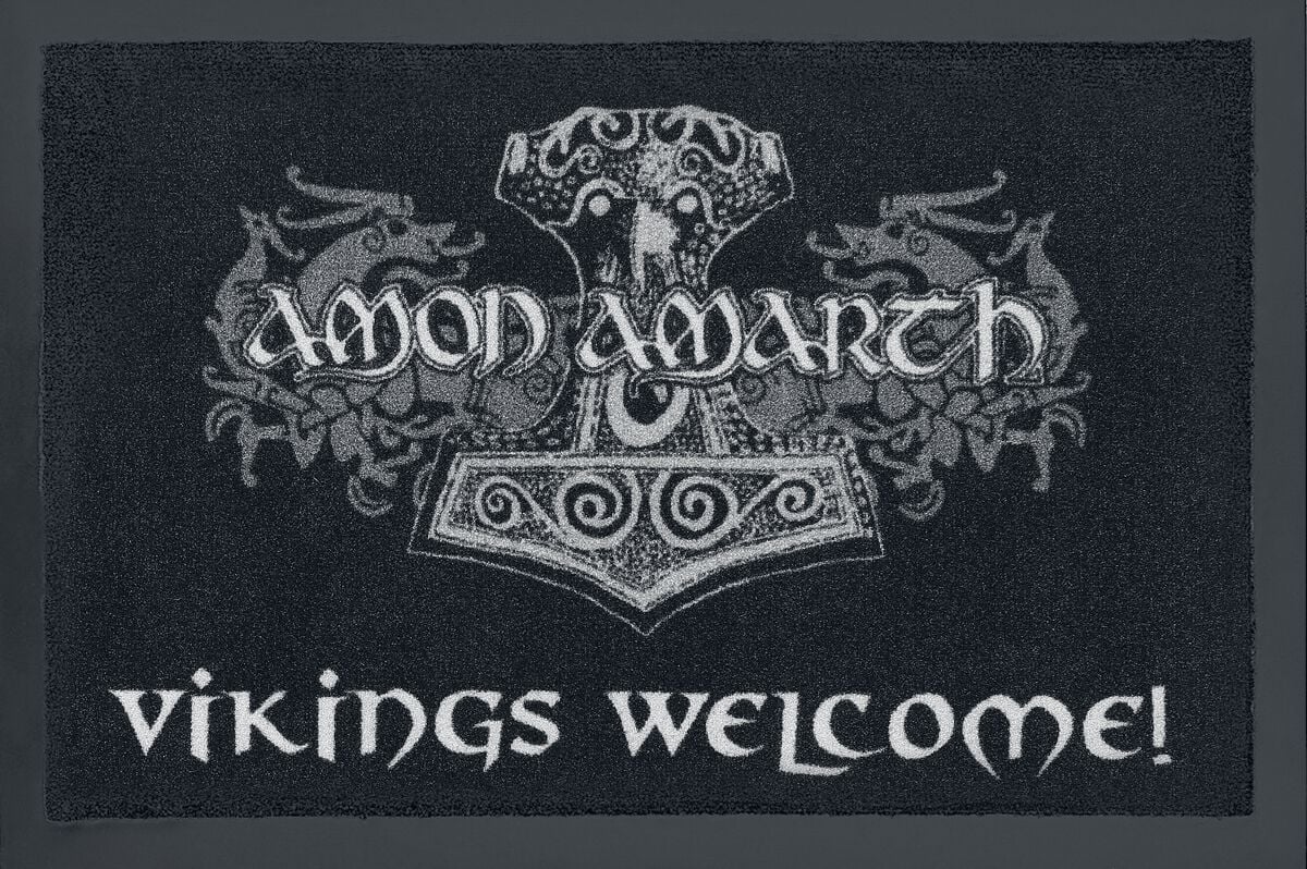 Amon Amarth Fußmatte - Vikings Welcome! - schwarz  - EMP exklusives Merchandise! von Amon Amarth