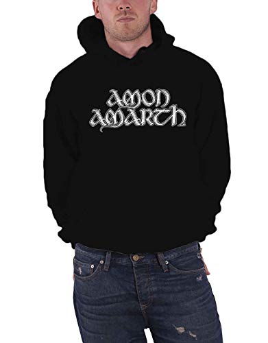 Amon Amarth Grey Skull Kapuzenpullover/Hoodie M von Amon Amarth