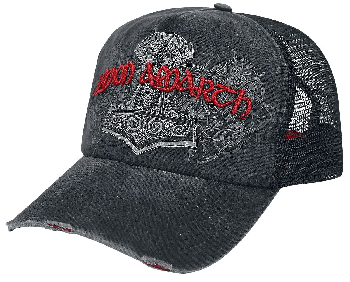 Amon Amarth Hammer - Trucker Cap Cap grau Amon Amarth Hammer - Trucker Cap Cap grau von Amon Amarth