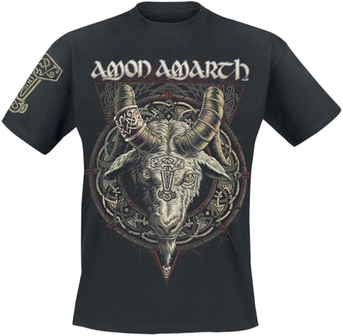 Amon Amarth Heidrun Männer T-Shirt schwarz 3XL 100% Baumwolle Band-Merch, Bands, Wikinger von Amon Amarth