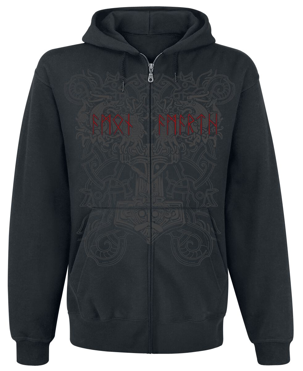 Amon Amarth Kapuzenjacke - Viking Horde - M bis 5XL - für Männer - Größe 3XL - schwarz  - EMP exklusives Merchandise! von Amon Amarth