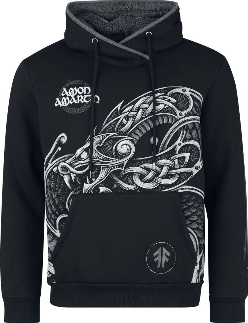 Amon Amarth Kapuzenpullover - EMP Signature Collection - M bis 3XL - für Männer - Größe XL - schwarz/grau  - EMP exklusives Merchandise! von Amon Amarth