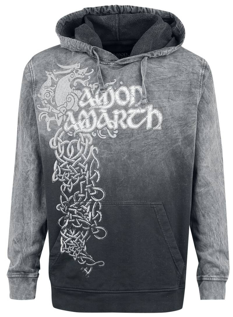 Amon Amarth Kapuzenpullover - Viking Horses - S bis XXL - für Männer - Größe XXL - grau/schwarz  - EMP exklusives Merchandise! von Amon Amarth