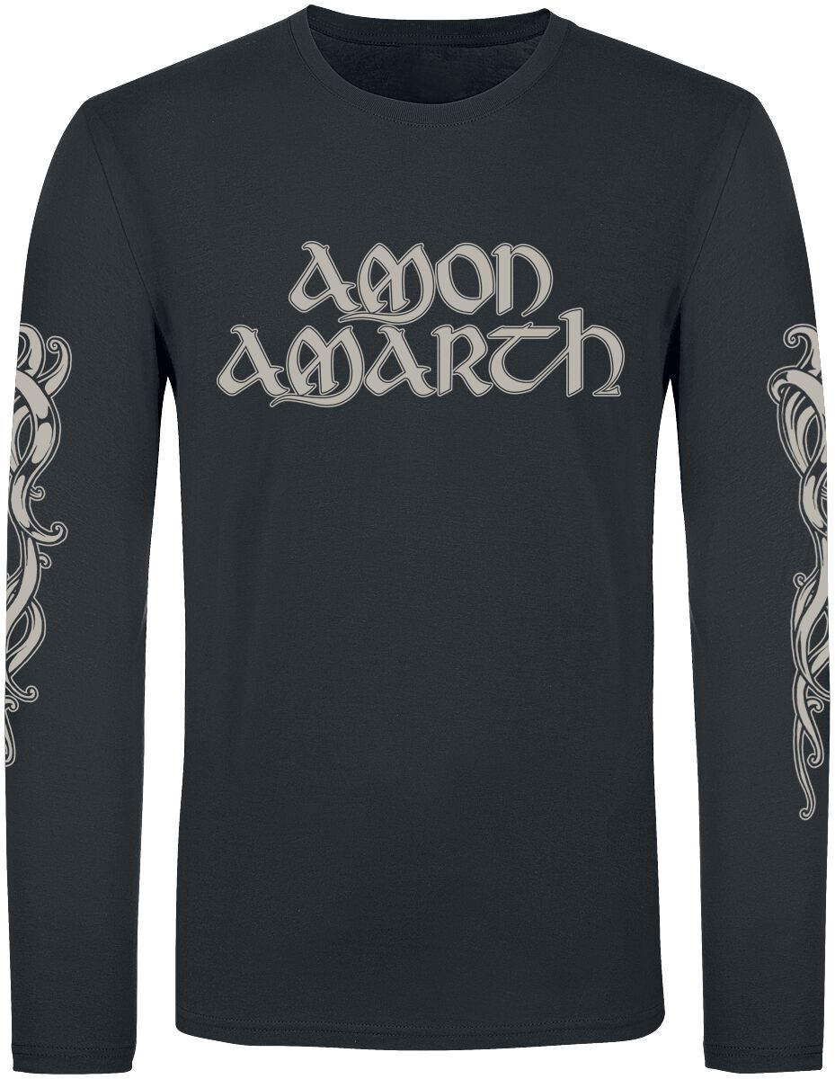 Amon Amarth Langarmshirt - Horse - S bis XXL - für Männer - Größe M - schwarz  - EMP exklusives Merchandise! von Amon Amarth