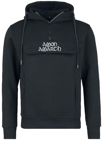 Amon Amarth Logo Männer Kapuzenpullover schwarz L 80% Baumwolle, 20% Polyester Band-Merch, Bands von Amon Amarth