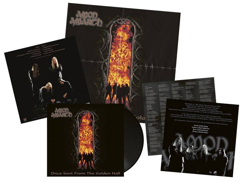 Amon Amarth Once sent from the golden hall LP multicolor von Amon Amarth