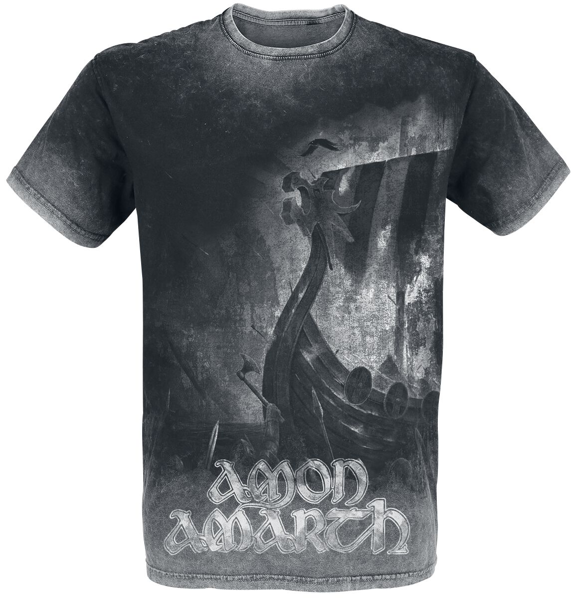 Amon Amarth One Thousand Burning Arrows T-Shirt charcoal in M von Amon Amarth